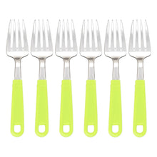 24-piece stainless steel cutlery set with stylish stand for home dining.