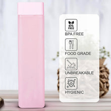 Square Plastic Water Bottle – 1000ml Leakproof BPA-Free for Office, Gym & Home (1 Pc)