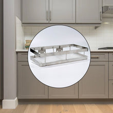 25 cm Metal Space Saving Rack – Multi-Purpose Kitchen Storage Organizer Shelf